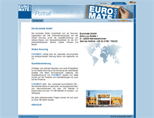 Tablet Screenshot of euromate.de